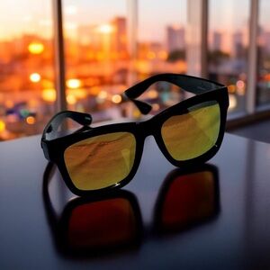 Men’s Krush Sunglasses Color Mirror Type Black Frame Price Firm